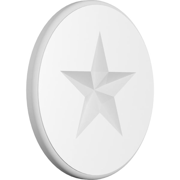Ekena Millwork Standard Grayson Star Rosette With Rounded Edge, 8"W x 8"H x 1/2"P ROSP080X080X050GRY08 - main